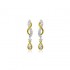 Beautifully Crafted Diamond Necklace & Matching Earrings in 18K Yellow Gold with Certified Diamonds - TM0059P